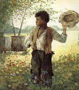 Winslow Homer Busy Bee painting